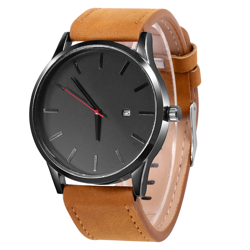 Leather Watch Men Casual Wristwatch