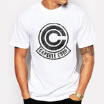 CAPSULE CORP Logo Mens Casual Tee