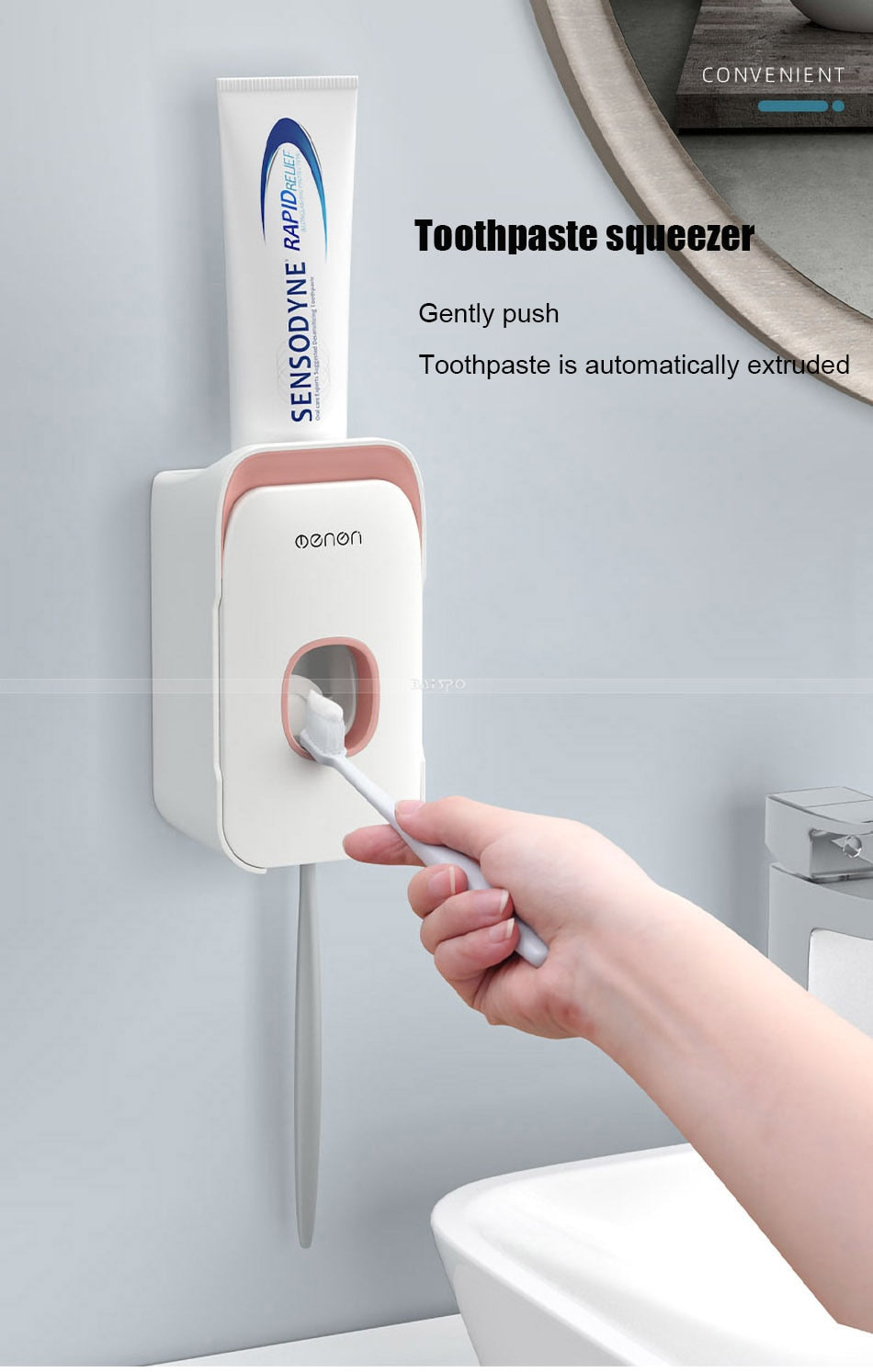 Wall Mounted Automatic Toothpaste Squeezer