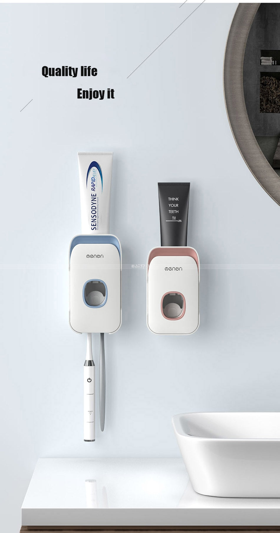 Wall Mounted Automatic Toothpaste Squeezer