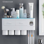 Automatic Toothpaste Dispenser - Wall Mount Rack