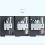 Automatic Toothpaste Dispenser - Wall Mount Rack