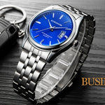 Men's Casual Quartz Watch silver