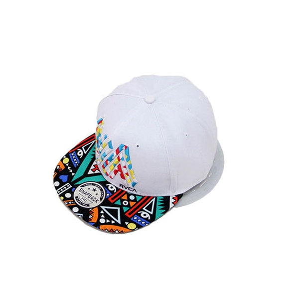 Colorful Graffiti Totem Flat Snapback