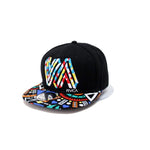 Colorful Graffiti Totem Flat Snapback