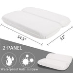 SPA Bath Pillow with Suction Cups Neck and Back Support