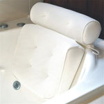 SPA Bath Pillow with Suction Cups Neck and Back Support