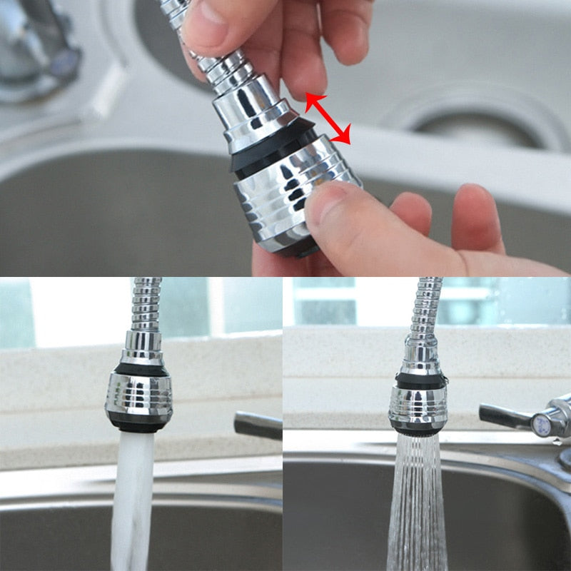 360 Rotatable Water Pressure Nozzle Filter Tap