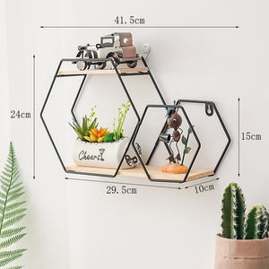 Wooden Storage Racks For Hanging Decor