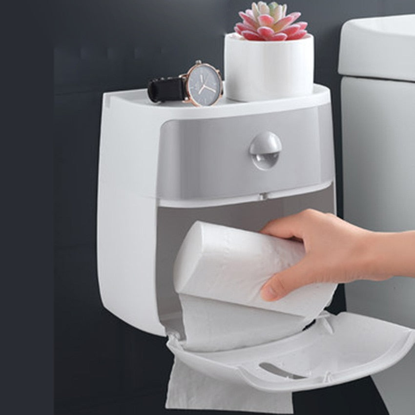 Toilet paper Holder & Storage Box