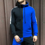 Mens Half Black Half White Men's Full Tracksuit