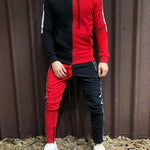 Mens Half Black Half White Men's Full Tracksuit