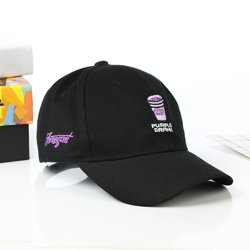 Embroidery Purple Drank Cap