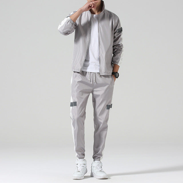 Mens Patchwork Full Tracksuit