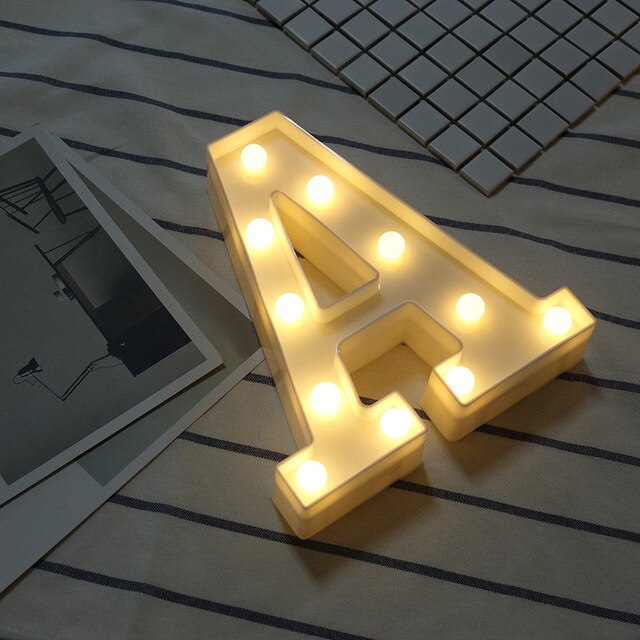 LED Alphabet letters