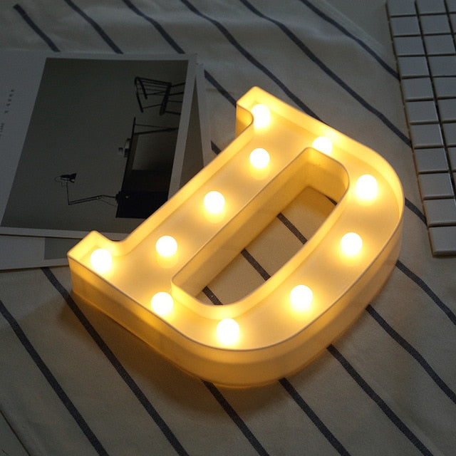 LED Alphabet letters