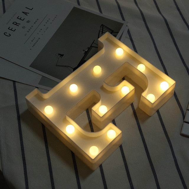 LED Alphabet letters