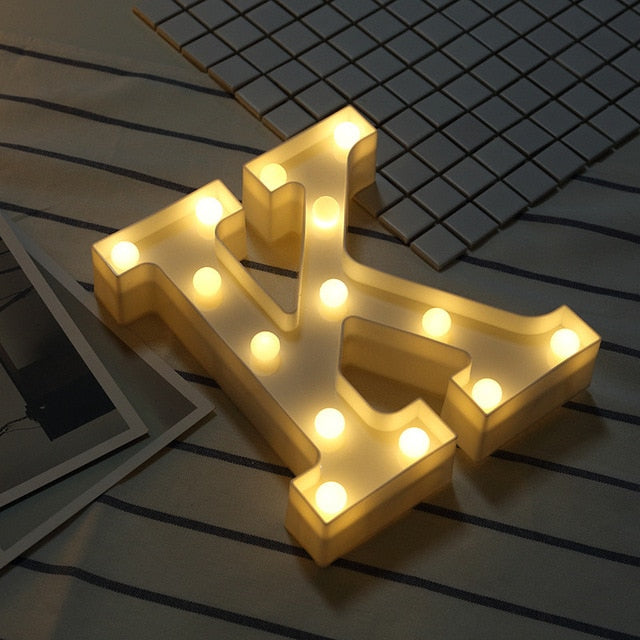 LED Alphabet letters