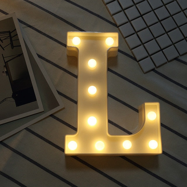 LED Alphabet letters