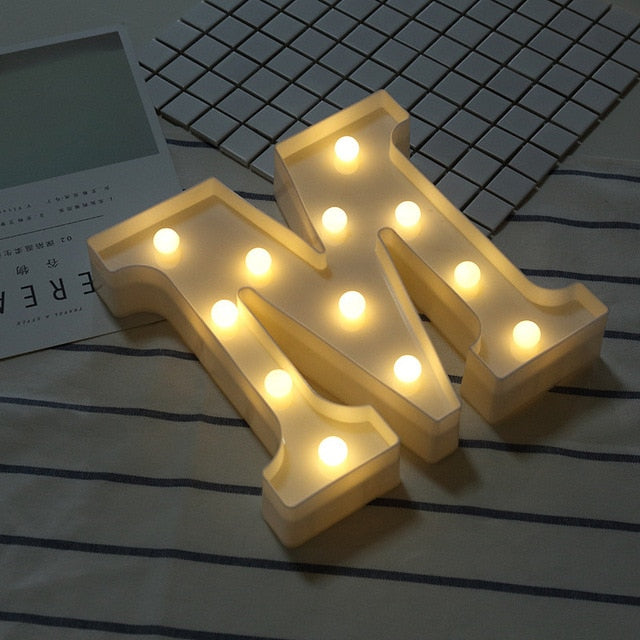 LED Alphabet letters