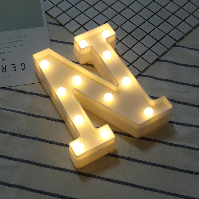 LED Alphabet letters