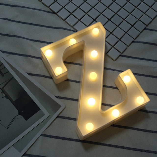 LED Alphabet letters