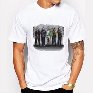 Breaking Bad Characters Printing Mens Short Sleeve Tee