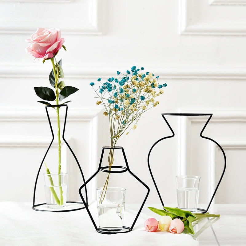 Nordic Iron Vases for Plants