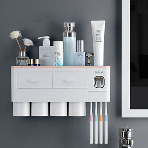 Automatic Toothpaste Dispenser - Wall Mount Rack