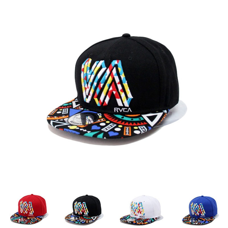 Colorful Graffiti Totem Flat Snapback